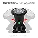 MUCH Underwater Light, Waterproof IP 68 Submersible Spotlight with 36-LED Bulbs 3.5W Color Changing Spot Light for Aquarium Garden Pond Pool Tank Fountain Waterfall