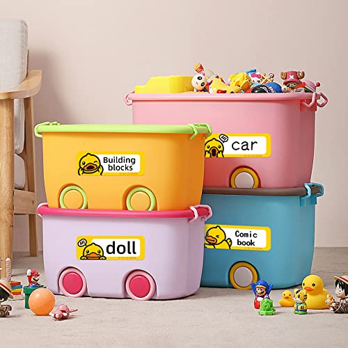 NIIMBOT & B.Duck Co-Branded D110 Thermal Label Makers with 1 Roll Cartoon Tape, Portable Cute Mini Bluetooth Sticker Printer for Home Office School Use, Mobile Phone Editable, Printable Width 0.47\'\'