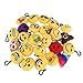BESTOMZ 24Pack Mini Keychain, Mini Pop Plush Pillow Keychain, Keychain Decorations, 2