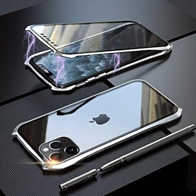 マグネット 装着 iphone 両面 強化 ガラス フィルム スマホケース