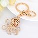 AIBEARTY Cute Octopus Crystal Keychain Animal Keyring Car & Bag Accessory Free with Gift Bag