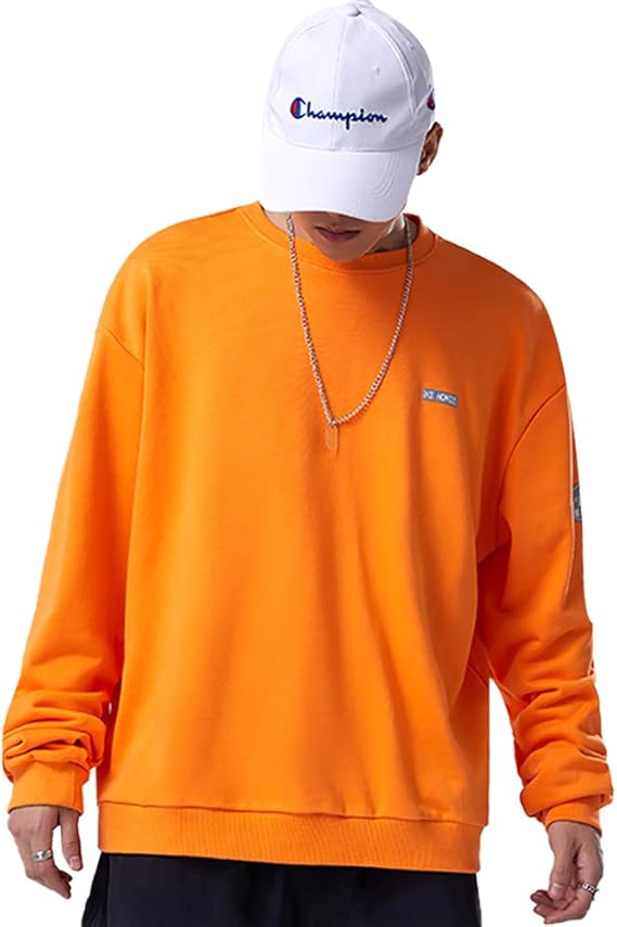 Amazon Co Jp スウェット メンズ レディース 上 ゆったり ヒップホップ 男女兼用 ストリート系 長袖 クルーネック トレーナー プルオーバー スウェットシャツ 春 秋 冬 服 ファッション小物