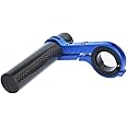 UPANBIKE Bike Handlebar Extender Extension Carbon Fiber Bracket Aluminum Alloy Clamp for Bicycle Speedometer Headlight Light Lamp Holder (Blue 10cm Single clamp)