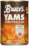 Bruce's, Yams, Cut Sweet Potatoes in Syrup, 15oz Can (Pack of 6) (Choose Can Sizes Below) (15oz Can)