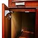 Magnetic Child Locks by BabeeSafe - UNIQUE INSTALLATION ASSISTANT - No Screws or Tools Needed (4 Locks + 1 Key + Installation Assistant) Baby locks for Cabinets and Drawers.