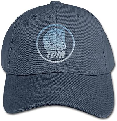 Senben Kids Boys Girls The Diamond Minecart DAN TDM Logo Adjustable Snapback Hip-hop Baseball Cap Navy