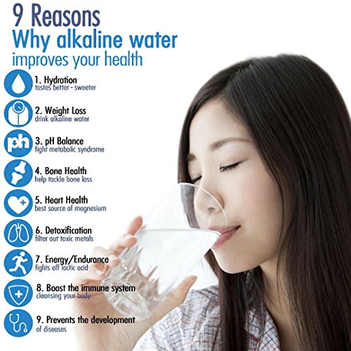 Wamery Certified Alkaline Water Filtration Pitcher, Slim Design Filtration System, 6 Cup 1.5 Liter Purifier Jug, Removes Chloride, Lead, Fluoride, Arsenic, Pollutants. The Natural Weight Loss Solution - Thumbnail 5