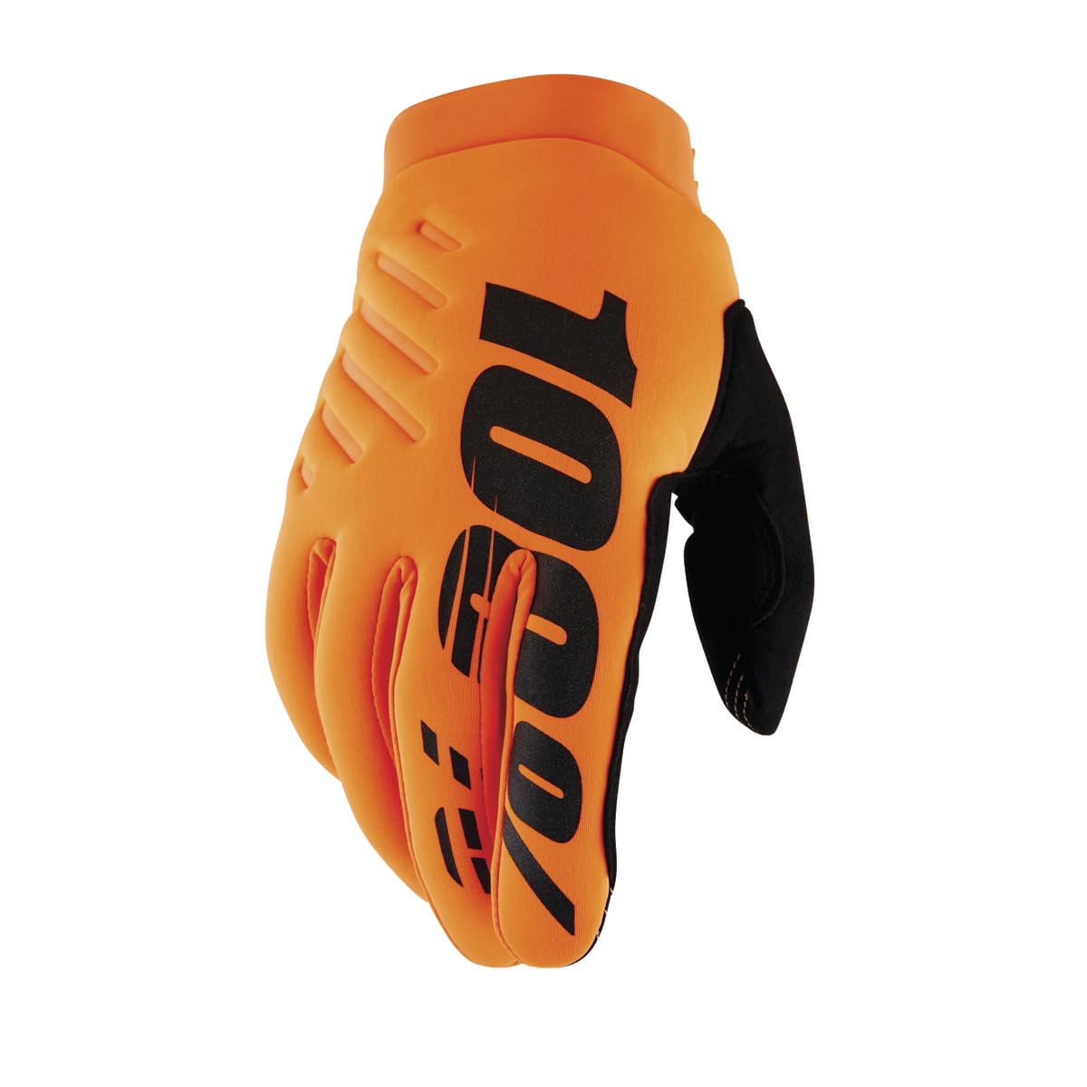 1 BRISKER Gloves Fluo Orange/Black - 2XL