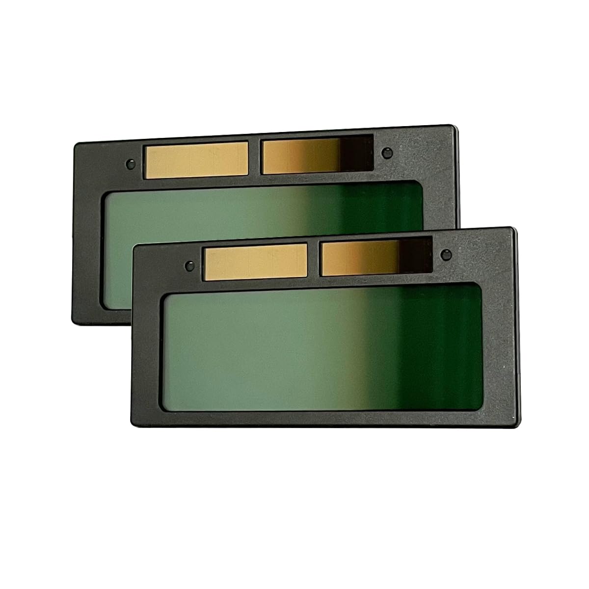 Phosyder True-Color Auto Darkening Welding Lens 2-Pack, Replacement Horizontal Lens for Welding Hoods/Helmet, Shade 3/11, 2 x 4.2"