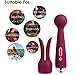 SVAKOM Waterproof Rechargeable Clitoral Stimulator Vibrator Wand Massager for Women, Violet