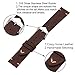 EACHE Leather Watch Bands For Men Vintage Watch Straps For Women Crazy Horse/Oil Wax/Suede/Vegetable-Tanned Leather Replacement Watchband 18mm 19mm 20mm 22mm