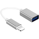 OTG USB Adapter, MeloAudio Male to Female USB OTG Extension Cable Compatible iOS 9.2 to 14, Support USB Flash Drive Mouse MID