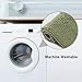 ITSOFT Plush Bathroom Rug 47x21, Absorbent Machine Washable Non Slip Chenille Bath Mats, Quick Dry Bathmat, Bath Rugs for Bath, Shower, Bedroom, or Door Mat, Sage Green