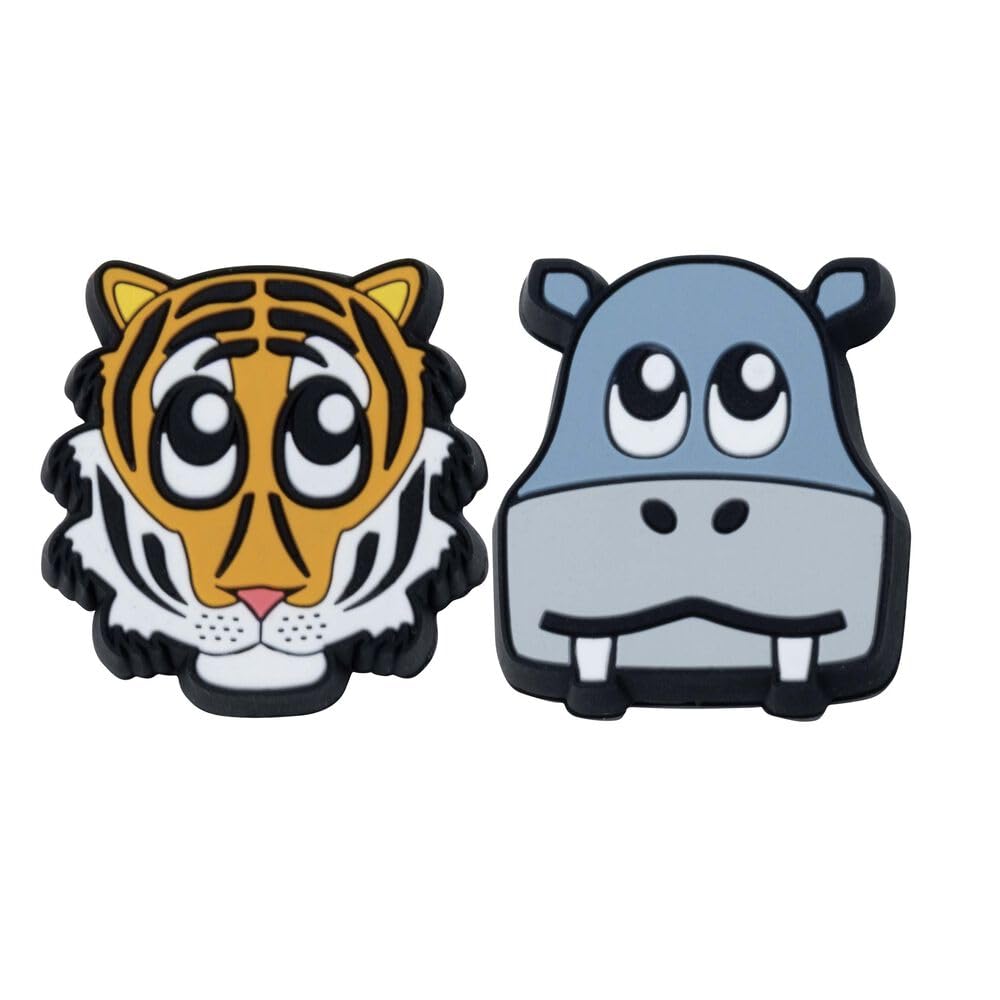 Gamma Sports Zoo Damps Vibration Dampeners (2-Pack), Hippo/Tiger