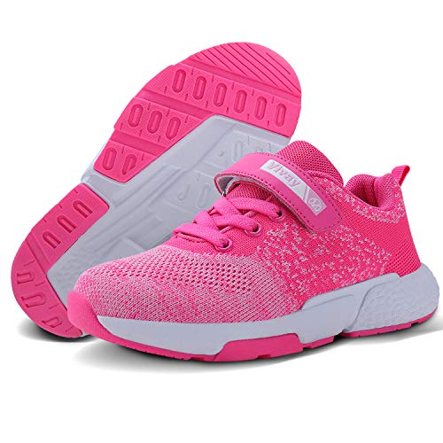Vivay Kids Sneakers Lightweight Breathable Girls Tennis Shoes Athletic
