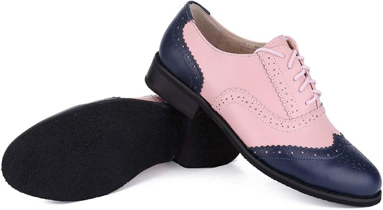 pink saddle oxfords