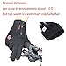 Waterproof Touchscreen Cycling Gloves Winter Warm Full Finger Outdoor Ski Snow Bike Women Men Adjustable Size Glove for Smart Phone,Black,S /Plam width:2.95in