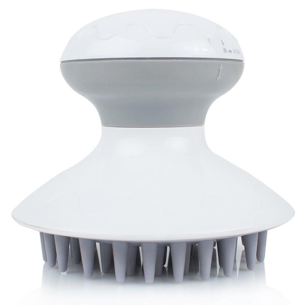 Zinnor Multifunction Portable Electric Scalp Head Massager Handheld Body Massage Washing Comb Hair Shampoo Shower Brush SPA Tool