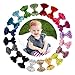 Danyoun 20 Pcs Bowknot Hairpin Headdress Grosgrain Ribbon Pinwheel Boutique Hair Bows Clips, Alligator Clip Ribbon Headbands for Baby Girls Teens Toddlers Kids Children