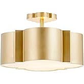 Cyan Design 10064 Wyatt Semi Flush, 3-Light 180 Total Watts, Aged Brass