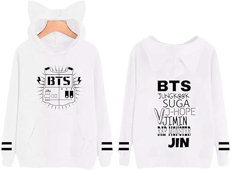 blusa do bts com orelhinha