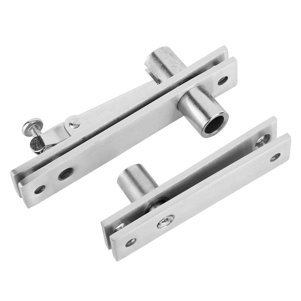 Jeffergarden 0 36 EU Pivot Hinge Furniture Hardware Heavy Duty 360 Degree Rotation for Building Door System, Stainless Steel