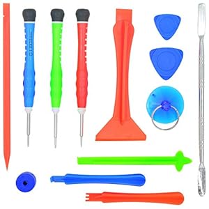 Buyyart 13 in 1Pcs Professional Cell Phone Screwdriver Set Repair Opening Tool Kit for iPhone 6/ 6S/ iPhone 5/ 5S/ 4/ 4S Mobile Phones