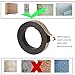Ilyever 1 inch x 10 Feet Strong Magnetic Tape Anisotropic Magnet Strip with Premium Sticky Adhesive, 2mm Thickness Magnetic Roll Pefect for Fridge Craft & DIY Projects
