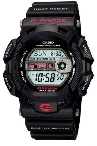 Casio G-Shock Gulfman Rust Resistant Mens Digital Watch G9100-1V