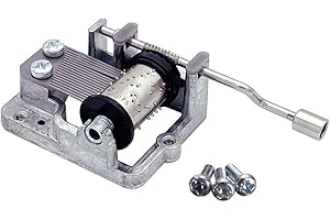 Pursuestar Twinkle Twinkle Little Star Hand Crank Yunsheng Music Box Movement, Upgraded Musical Mechanism Craft Kit for DIY M