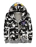 Christo Mens Jogger Hoodies Sweatshirt Outdoor Exercise Coat Casual Hip-Hop Jacket