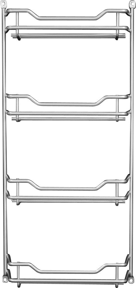 Fuchs spice rack, spice storage kitchen shelf for 12 spice jars, multi-level shelf, wall shelf, ideal for kitchen, 1 piece-
