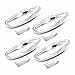 Sizver Chrome Door Handle Bowls Covers For 2014-2017 Nissan Rogue