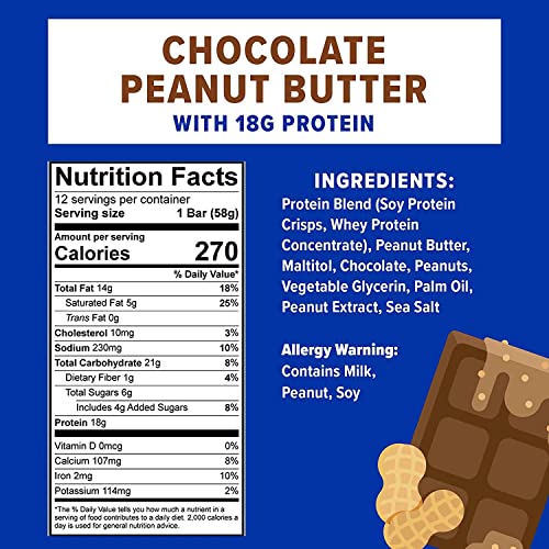 JiMMY! Protein Bar, Variety Pack, 12 Count Contains Flavors Cookies