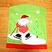 Gillberry Christmas Santa Claus Chair Back Cover Snowman Elk Ski Dinner Table Party Decor (A)
