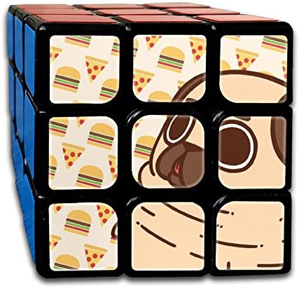 Smooth Sequential Puzzle Toy Puglie Pug Speed Cube Standard 3x3 Magic Cube Stickerless Speed, IQ Games Puzzles