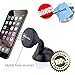 iTechVue Magnetic Phone Mount Cell Phone Holder Dashboard Mount + Plates Super Strong Suction Cup for All Smartphones iPhones Samsung Galaxy, HTC etc iPhone X, 8, 7, 6, 6S, Galaxy S8 S7 S7 Edge