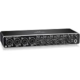 Behringer U-PHORIA UMC404HD Audiophile 4x4, 24-Bit/192 kHz USB Audio/MIDI Interface with Midas Mic Preamplifiers