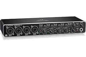 Behringer U-PHORIA UMC404HD Audiophile 4x4, 24-Bit/192 kHz USB Audio/MIDI Interface with Midas Mic Preamplifiers