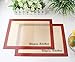 Silicon Mat for Baking and Cooking (2 Pack, Red)