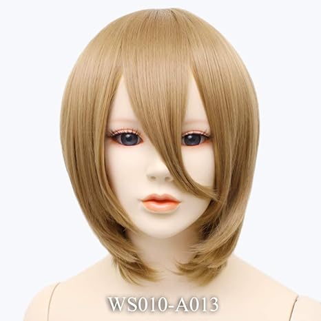 Amazon Airily エアリー カスタムショート ミルクティ コスプレ ウィッグ ショート 耐熱 フリーサイズ 加工 男装 コスプレ 仮装 通販