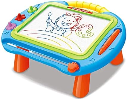 WONDERKART My Little Painter 2 in 1 Magic Drawing Board Cum Doodle for Kids with Stand - Multi