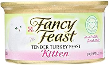 fancy feast kitten food with milk