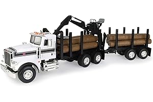 TOMY John Deere Big Farm Semi with Low Boy Wide Load (1:16 Scale)