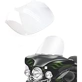 WYNMOTO 13" Clear Windshield Windscreen for '96-'13 Harley Davidson Touring Street/Electra Glide/Tri Glide