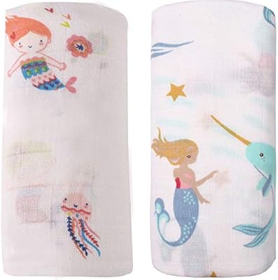 mermaid swaddle blanket