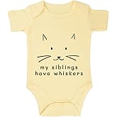 My Siblings Have Paws Bodysuit Baby Paws Romper Cat Whiskers Bodysuit Cute Baby Clothes Newborn Sibling Announcement Bodysuit