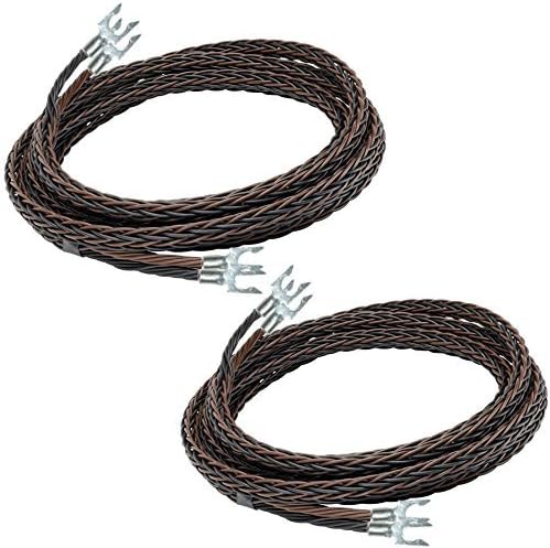 Kimber Kable 8PR Speaker Cable with SPD Standard Spade Plugs - 15ft Pair
