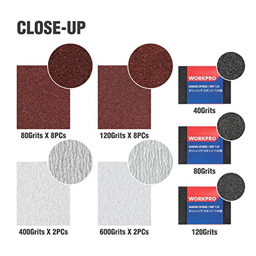 1 WORKPRO+24+Piece+Sandpaper+Furniture+Finishing