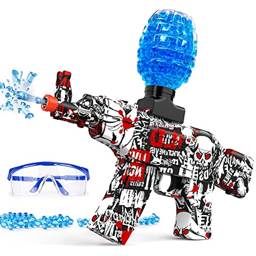 Anstoy Electric with Gel Ball Blaster AEG AKM47 Splatter Ball Blaster